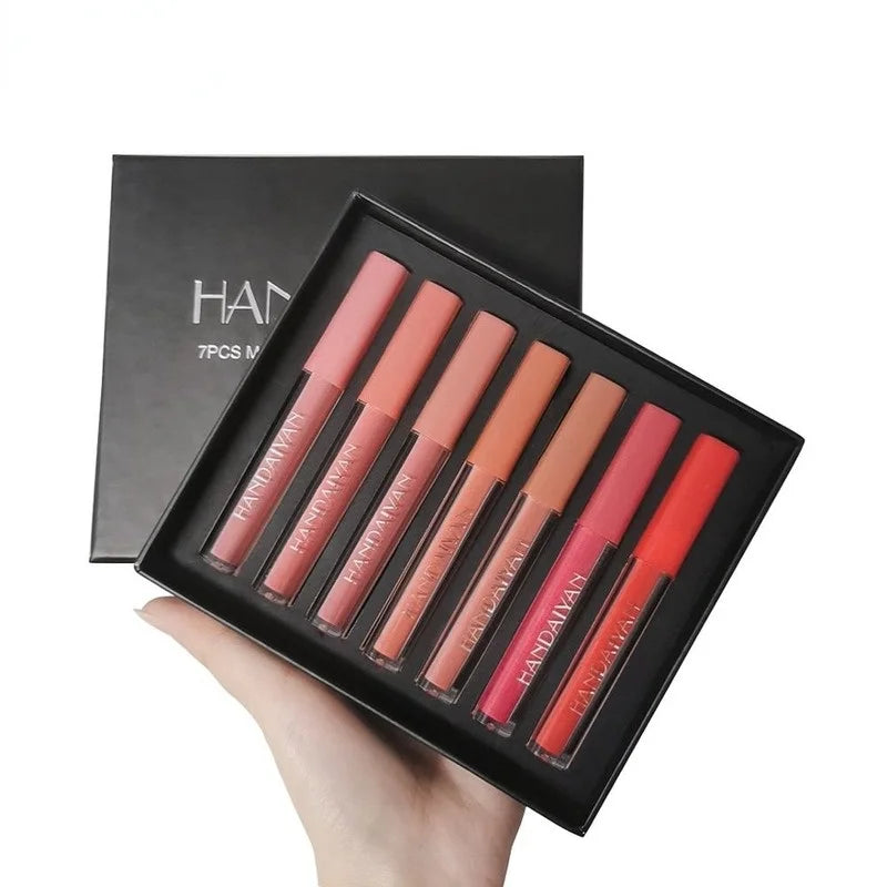 Matte Velvet Lip Gloss Glaze Waterproof Lasting