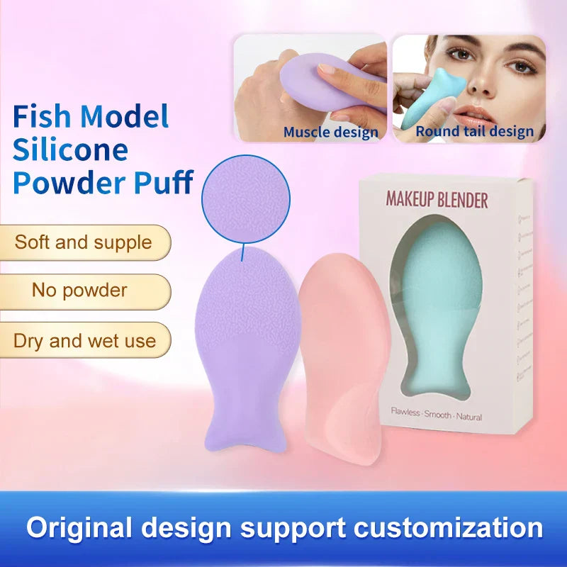 New Silicone Makeup Sponge Jelly Puff Makeup Do