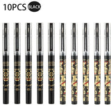 M&G Straight Liquid Signature Pen Black Red