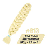 Wigundle Jumbo Braids Crochet Hair Extensions Synthetic Braiding