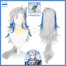 Neuvillette Cosplay Wig Game Genshin Impact Gray Mix