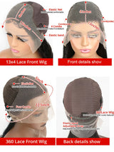 Transparent 13X4 Hd Water Wave Lace Front Wigs