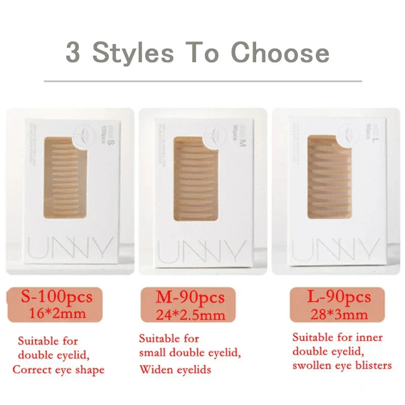 Unny Eyelid Tape Sticker Invisible Double Fold Eyelid