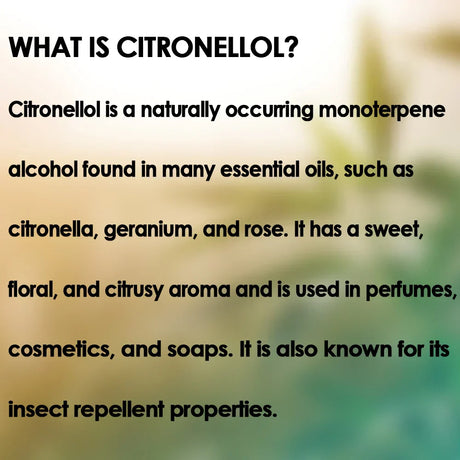 Osm Food-Grade Natural Pure Terpene Citronellol With Purity