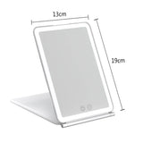 Led Make Up Mirror With Light Tool Portable