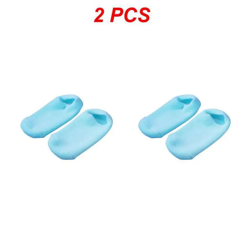 Reusable Spa Gel Socks Moisturizing Whitening Exfoliating