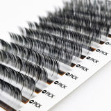 Ombre White Green Blue Purple Color Eyelash Extension