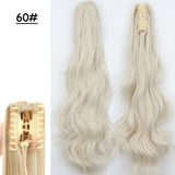 Synthetic Claw Clip On Ponytail Hair Extensions Long