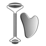 Face Roller And Gua Sha - Stainless