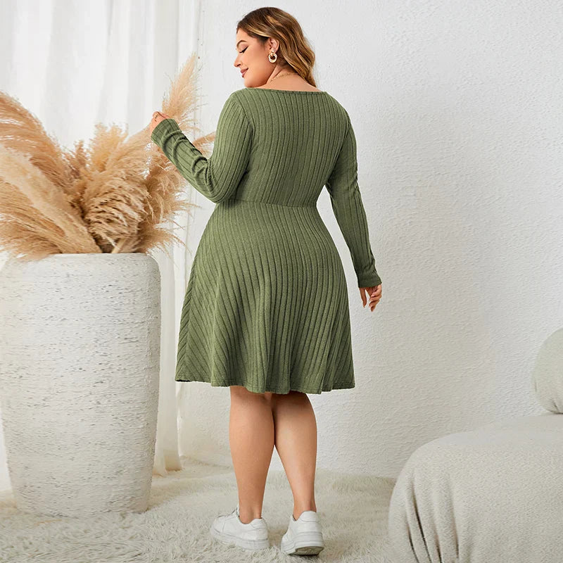 V-Neck Sexy Autumn Women Clothing Solid
