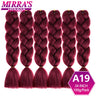 Jumbo Ombre Braids - Black, Brown, Blue, Pink