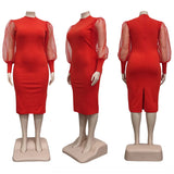 Long Sleeve O Neck Sprint Autumn Casual Dresses