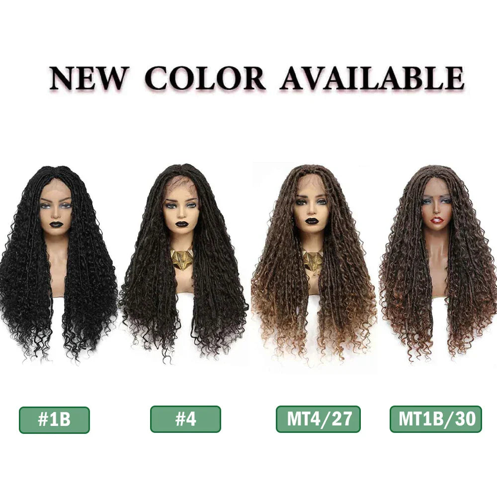 Tress Braided Wigs Lace Front Wig For Black