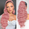Vigorous Synthetic Long Body Wavy Drawstring Ponytail For