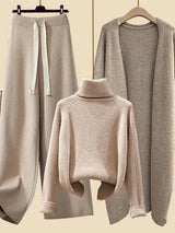 Autumn Winter Warm Knitwear Sets For Women Outfits