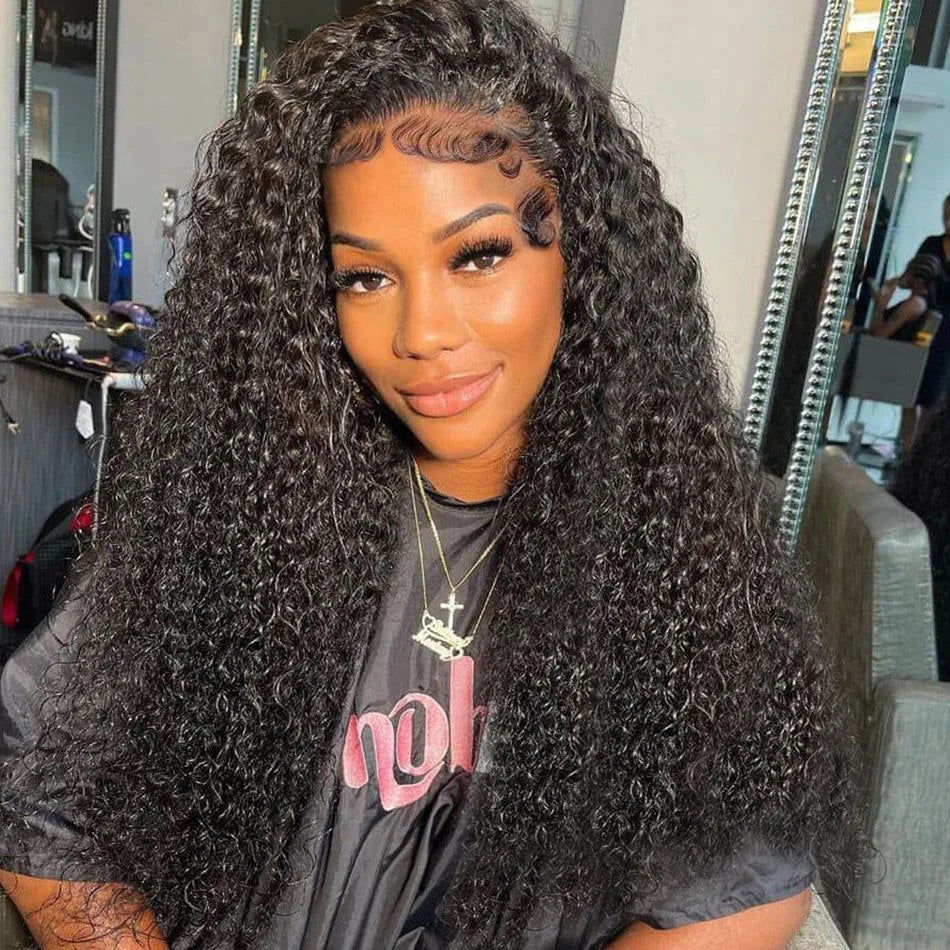 Inches Long Curly Natural Human Hair Roots Real
