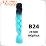 Pink Ombre Jumbo Braids Hair Extensions