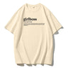 Blessyuki Summer Cotton T-Shirts Women Soft O-Neck Letter