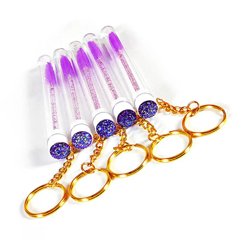 Mascara Wand Tubes Eyebrow Brush Diamond Key