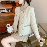 Wtempo Women'S Crop Puff Jacket Long Sleeve Warm