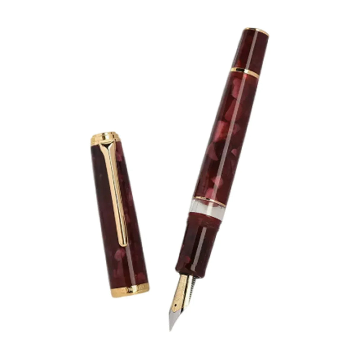 Hongdian Acrylic Retro Fountain Pen Piston