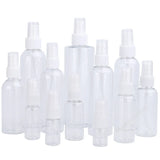 Refillable Clear Pet Plastic Portable Spray Bottle Empty