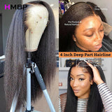 Kinky Straight Wig Glueless Full Lace Wig 13X6