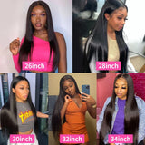 Density Bone Straight Human Hair Wigs For Black