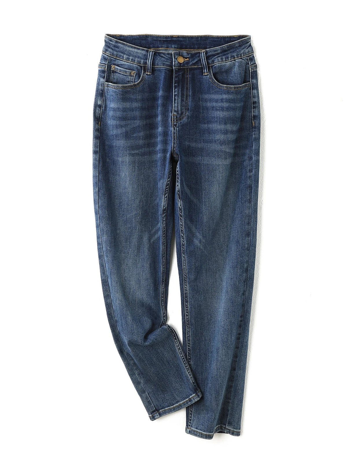 Boyfriend Women' Jeans 6Xl Fashion Straight Vintage Mid