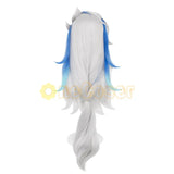 Neuvillette Cosplay Wig Game Genshin Impact Gray Mix