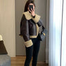 Winter Warm Waterproof Sheepskin Lamb Coat Thick Loose