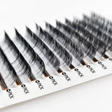 Ombre White Green Blue Purple Color Eyelash Extension