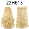 Hair Extensions No Clips Synthetic Fake Hair Ombre
