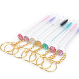 Mascara Wand Tubes Eyebrow Brush Diamond Key