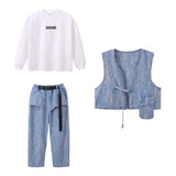 Fashion Hip Hop Dance Rave Clothes For Kids