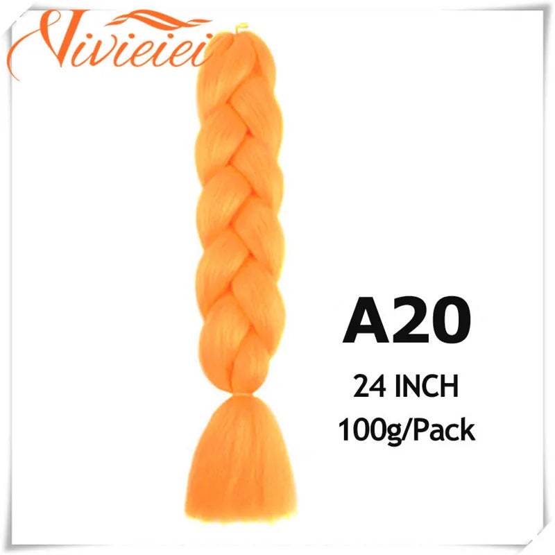 Pink Ombre Jumbo Braids Hair Extensions