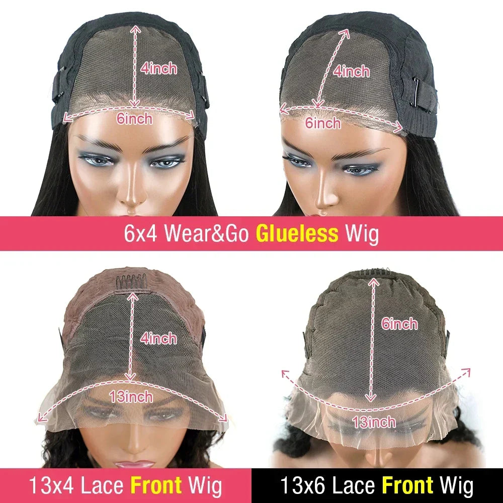 Kinky Straight X Hd Lace Frontal Wig Human