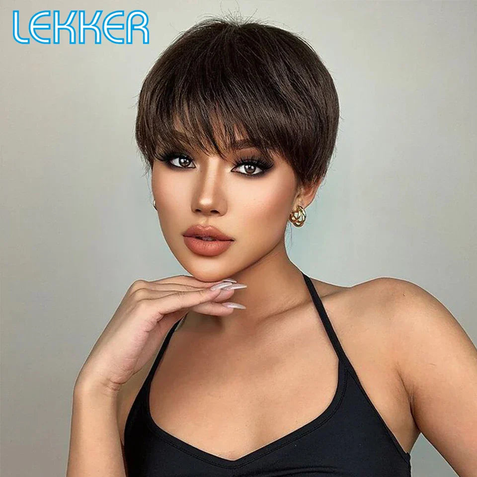 Lekker Wear And Go Short Pixie Cut Straight