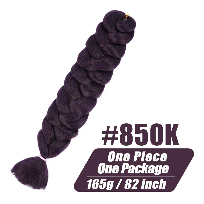 Wigundle Jumbo Braids Crochet Hair Extensions Synthetic Braiding