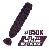 Wigundle Jumbo Braids Crochet Hair Extensions Synthetic Braiding