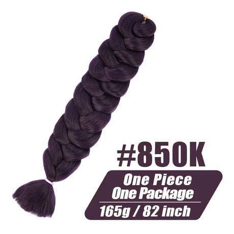 Wigundle Jumbo Braids Crochet Hair Extensions Synthetic Braiding