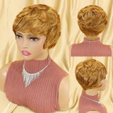 Straight Human Hair Wigs Short Bob Wig With