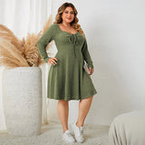 V-Neck Sexy Autumn Women Clothing Solid