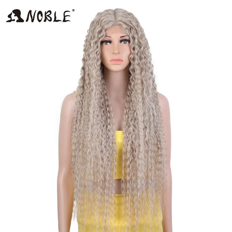 Noble Synthetic Lace Front Wig Long Curly Wig