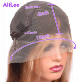 Ash Blonde Color Straight  Lace Frontal