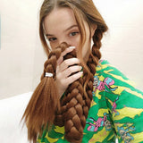 Wigundle Jumbo Braids Crochet Hair Extensions Synthetic Braiding