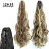 Synthetic Claw Clip On Ponytail Hair Extensions Long