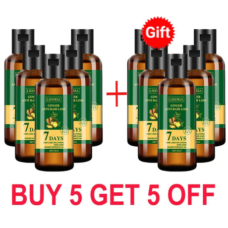 Ginger Hair Growth Product Anti-Loss Hair Regrowth Serum