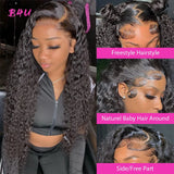 Deep Wave Lace Front Wigs Human Hair X