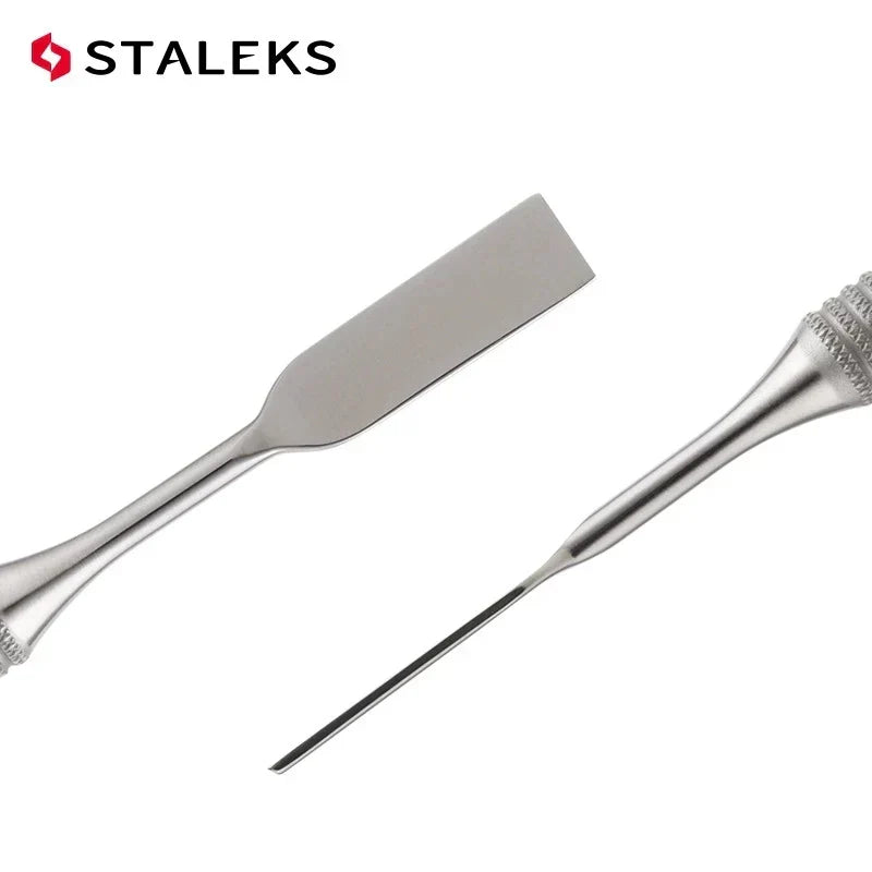 Staleks Manicure Dead Skin Double-Headed Steel Push Ring-Shaped